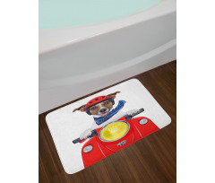 Puppy Pet Motorbike Bath Mat