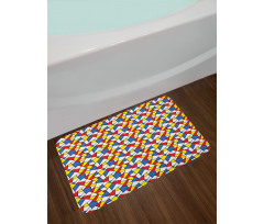 Colorful Stained Glass Bath Mat