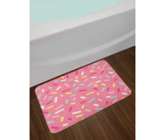 Donut Sprinkles Bath Mat