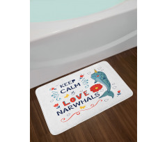 Pop Culture Phrase Bath Mat