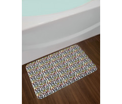 Colorful Mammal Bath Mat