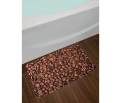 Roasted Coffee Grains Bath Mat