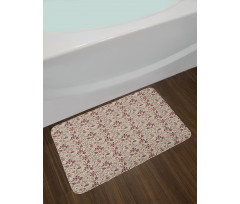 Blossoming Spring Retro Bath Mat