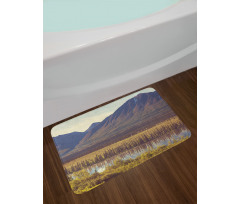 Idyllic Rustic Photo Bath Mat