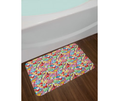 Bonbons Lollipops Bath Mat