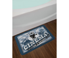 Vintage Poster Bath Mat