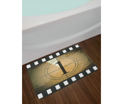 Grunge Countdown Bath Mat