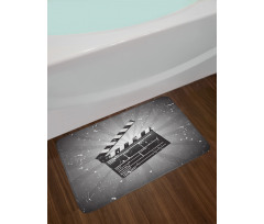 Clapper Board Bath Mat