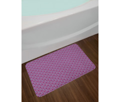 Rhombuses Illustration Bath Mat