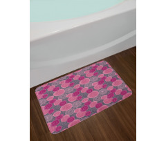 Lace Swirled Circle Bath Mat