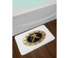 Horoscope Signs Bath Mat