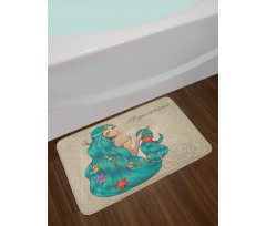 Lady Pearl Fish Bath Mat