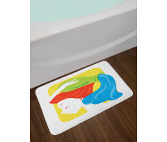 Astrology Lady Bath Mat