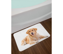 Young Puppy Bath Mat