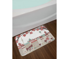 Autumn Season in Berlin Bath Mat