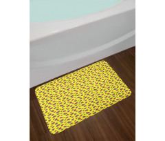 Summer Fruit Slices Bath Mat