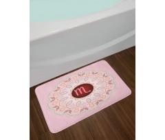 Mandala in Pink Bath Mat