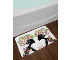 Floral Ladies Bath Mat