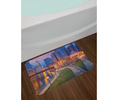 Cityscape Urban Bath Mat