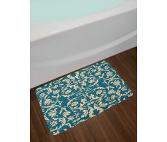 Oriental Antique Scroll Bath Mat