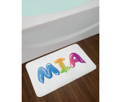 Name with the Timeless Origins Bath Mat