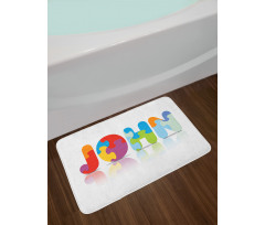 Ancestral Children Name Bath Mat