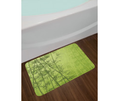 Green Bamboo Growth Bath Mat