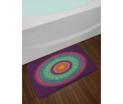 Curls and Petals Oriental Bath Mat