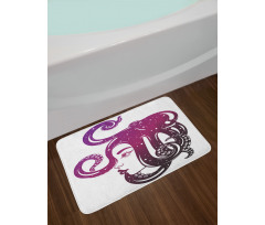 Girl Portrait Artwork Bath Mat