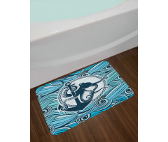 Sea Waves Bath Mat