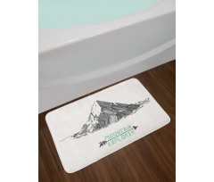 Sketch Mountain Arrow Bath Mat