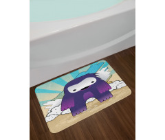 Japanese Manga Monster Bath Mat