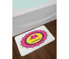 Boho Ornament Bath Mat