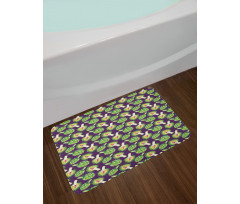 Artichokes Purple Bath Mat