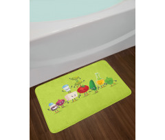 Greek Salad Funny Bath Mat