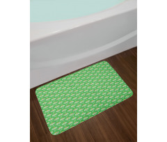 Daisies Ladybugs Bath Mat