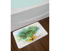 Multiple Exposure Nature Bath Mat