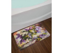 Impressionist Oil Paint Bath Mat