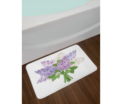 Posy of Meadow Flowers Bath Mat