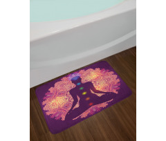 Psychedelic Mandala Bath Mat