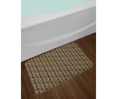 Castellated Diamonds Bath Mat