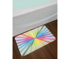 Retro Burst Bath Mat