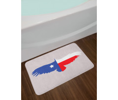 Bald Eagle Design Bath Mat