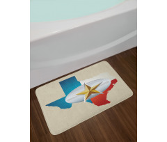 Cowboy Belt Buckle Bath Mat