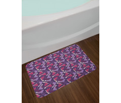 Sneakers Sketch Shoes Bath Mat