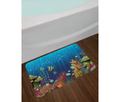 Coral Reef Fishes Bath Mat