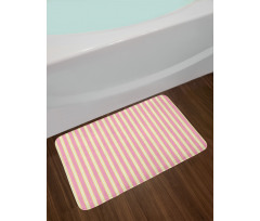 Retro Pastel Colors Bath Mat