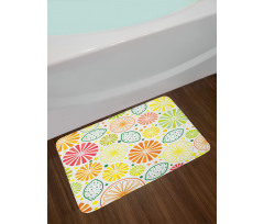 Tropical Clementine Bath Mat