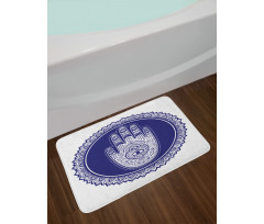 Middle Eastern Mandala Bath Mat