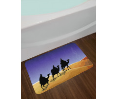 Christmas Star Timeless Bath Mat